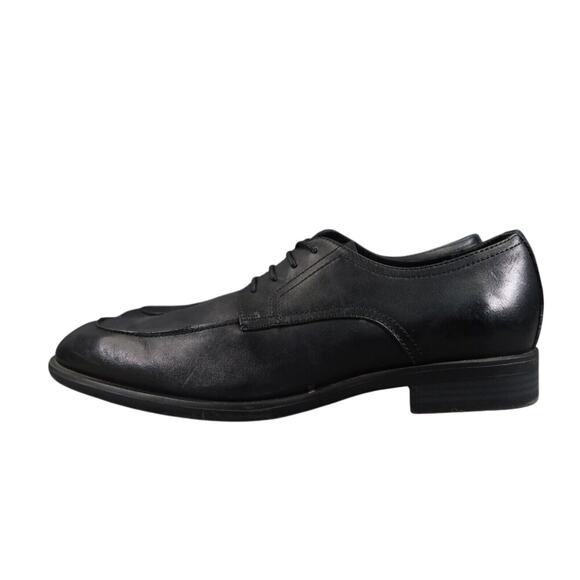 Nordstrom Shoes Men 10 Oxford Derby Dress Formal Leather OrtholiteBlack Classic - Picture 4 of 15